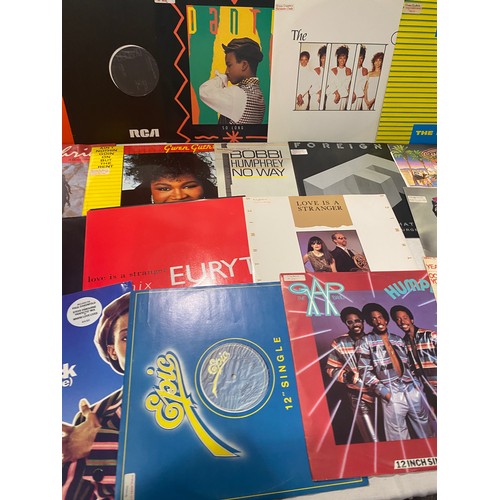 76 - Large selection of 12inch Dance and R&B singles to include Gwen Guthrie, Alantic Starr, GAP etc