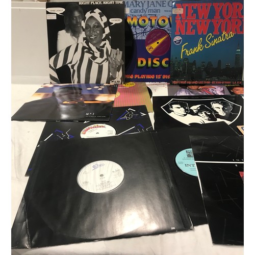 110 - Large selection of 12 inch disco and Tamwa record singles to include Latin Quarter Radio Africa, Jo ... 