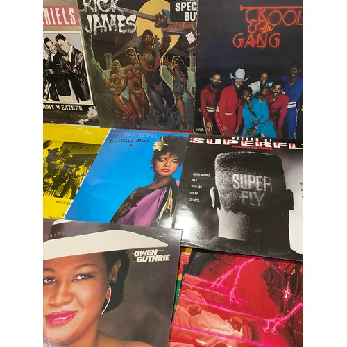 108 - Large selection of soul and R&B LP Vinyl records to include- The Spaniels, Melba Moore, Patrice Rush... 