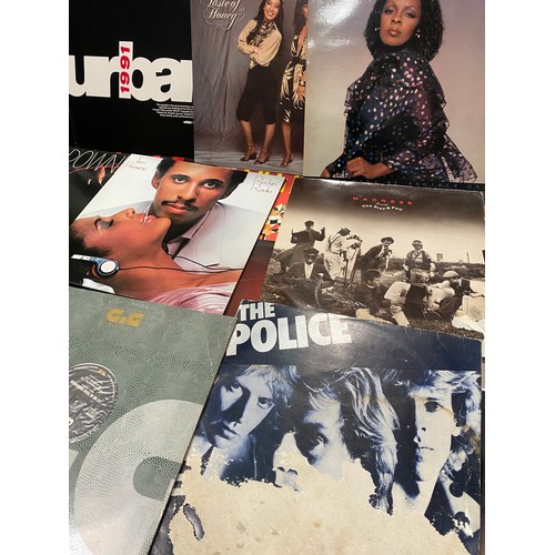 105 - Large selection of 12 inch dance, R&B and soul record singles to include Sybil, Stacy Lattisaw, Maur... 