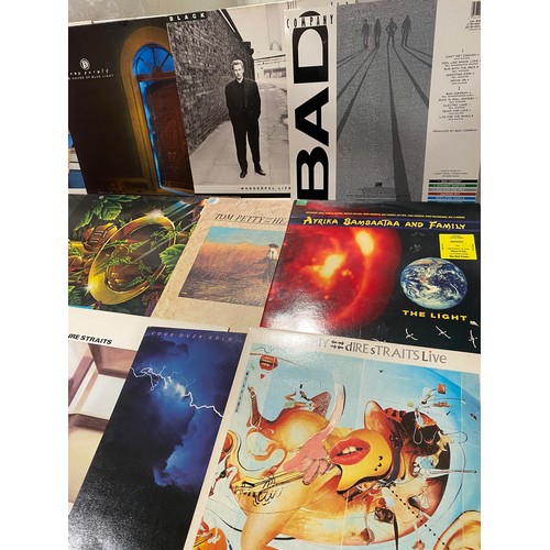 101 - Selection of Pop LP Vinyl records to include- Dire Straits, Huey Lewis, Chris Rea etc