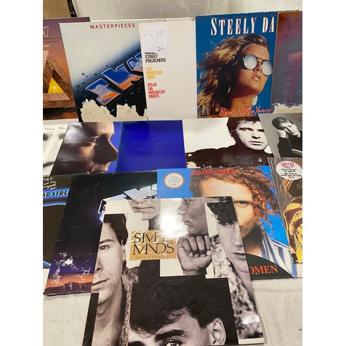 102 - Selection of pop/inst LP records to include Sky, Simply Red and Paul Mcartney