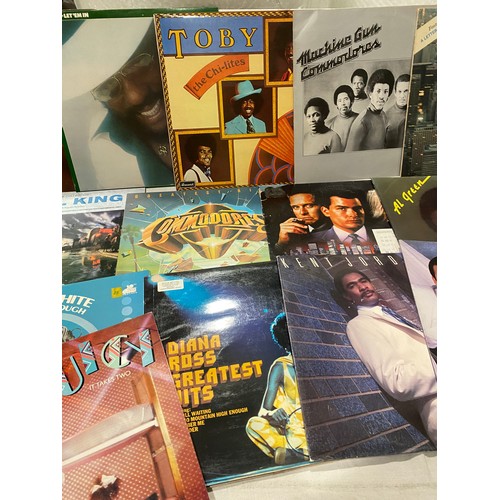 99 - Selection of Motown and Soul LPs records to include Barry White, Diana Ross, Al Green etc