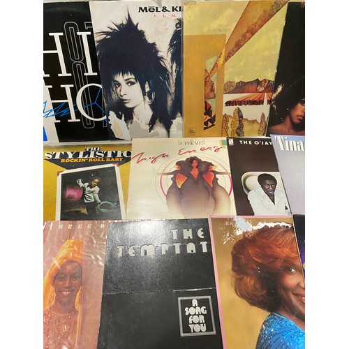 97 - Selection of Motown, R&B and soul LPs records to include Stevie Wonder, Margy Joseph, Tina Turner et... 