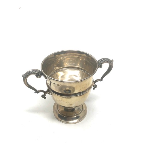 32 - Silver two handled trophy weight 75g