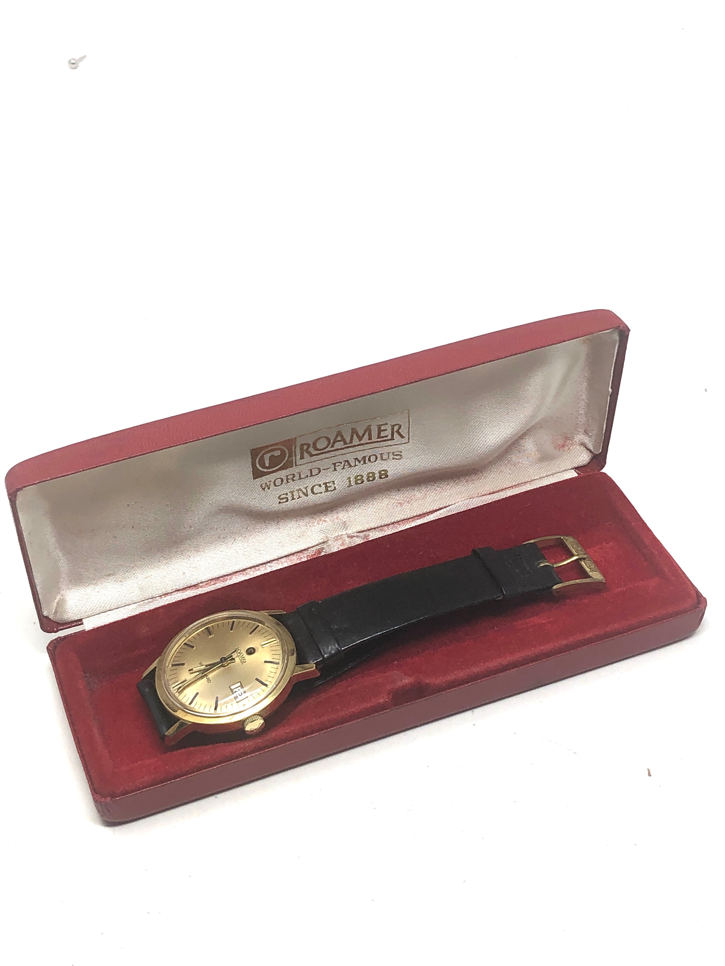 Boxed roamer vanguard 304 gents wristwatch