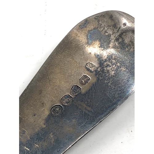 29 - Antique silver ladle spoon London silver hallmarks