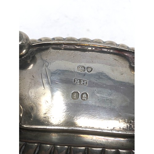 43 - Georgian silver salt london silver hallmarks