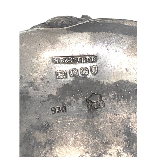 13 - Antique silver pill box import silver hallmarks