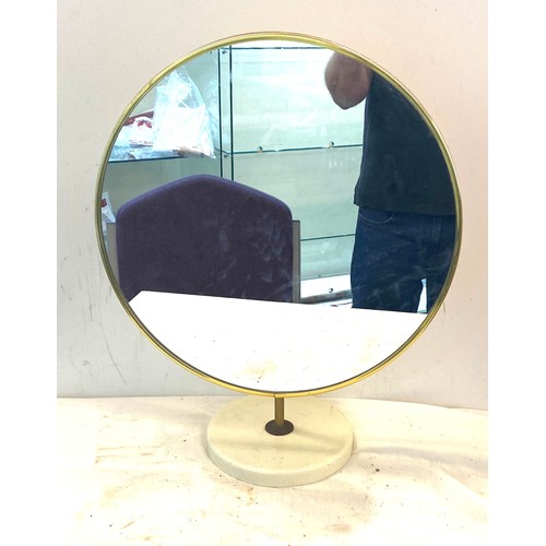 279 - Circular 1970's dressing table mirror