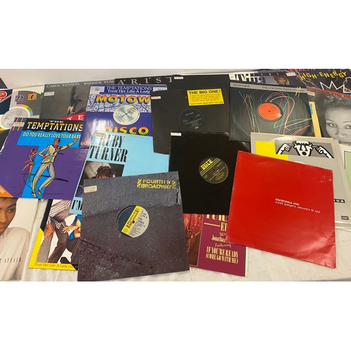 45 - Selection of assorted dance/ R&B 12inch singles includes West End, Tina Turner, UB40, Viola wills et... 