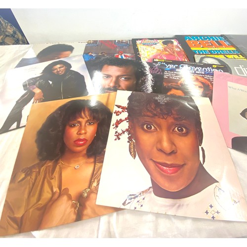 57 - Selection of assorted LPs includes Betty Wright, Melbra Moore, Silver convention Tyrone Brunson etc