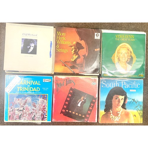 130 - Large selection of LP's / records to include Ohio Knox, Vera Lynn, The wombles etc