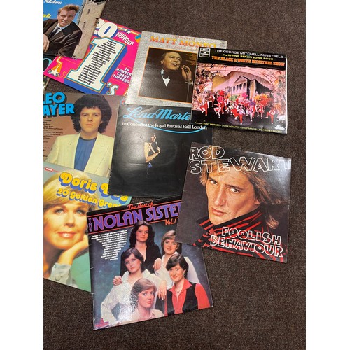 112 - Selection of assorted records/lps includes the elvis presley collection 2 record set, Sounds spectac... 