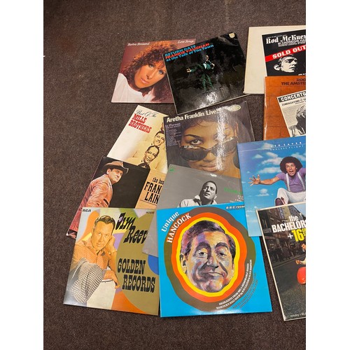 140 - Selection of assorted records/ LPs includes Elvis as recorded at maddison square garden, The bachelo... 