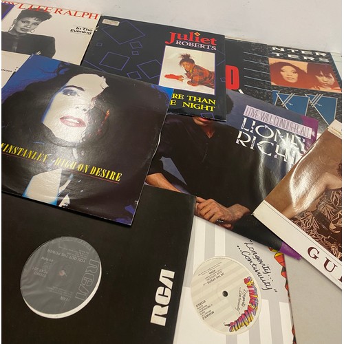 121 - Large selection of 12 inch dance, R&B and soul record singles to include Pointer Sisters, Person to ... 