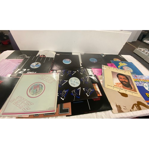 151 - Large selection of 12 inch dance, R&B and soul record singles to include Sharon Redd, Lionel Richie,... 