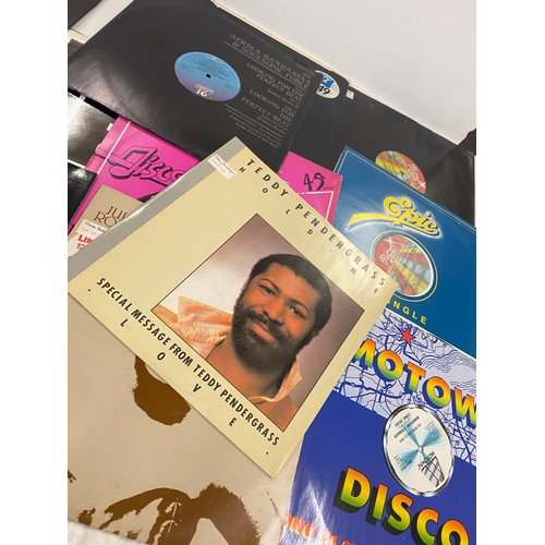 151 - Large selection of 12 inch dance, R&B and soul record singles to include Sharon Redd, Lionel Richie,... 