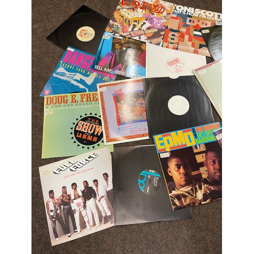 158 - Large selection of 12 inch dance, R&B and soul record singles to includes Sounds of new york, Full f... 