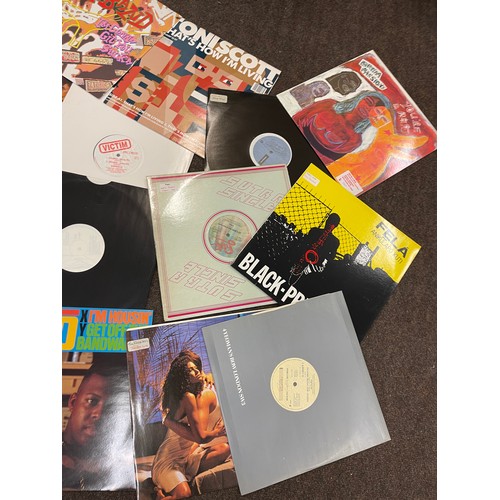 158 - Large selection of 12 inch dance, R&B and soul record singles to includes Sounds of new york, Full f... 