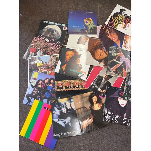 161 - Selection of assorted records includes The rolling stones high tide and green grass, hollies live hi... 