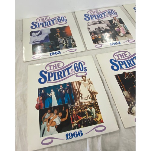 171 - A set of six vinyl records The Spirit of the 60's from 1963-1969