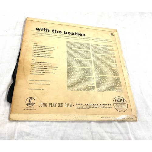 188 - Parlophone with the beatles vinyl record