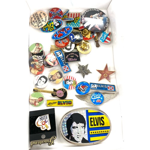 388 - Selection of assorted Elvis badges