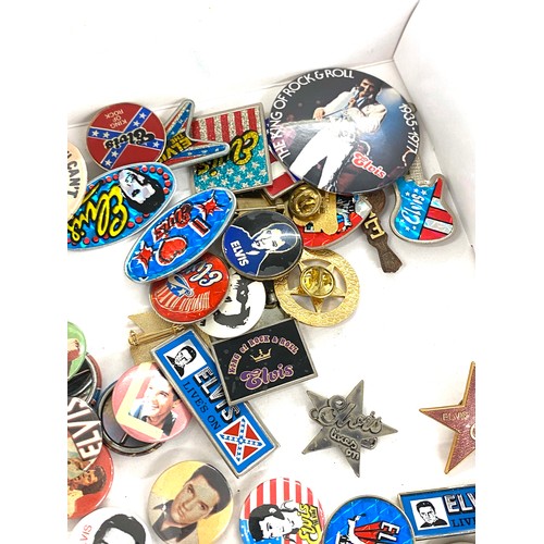 388 - Selection of assorted Elvis badges