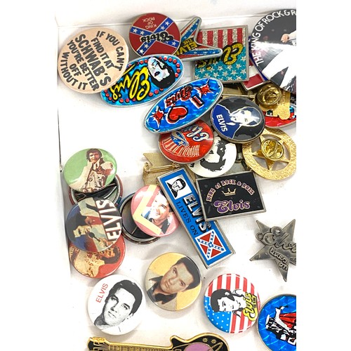 388 - Selection of assorted Elvis badges