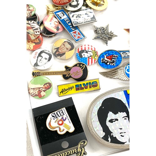 388 - Selection of assorted Elvis badges