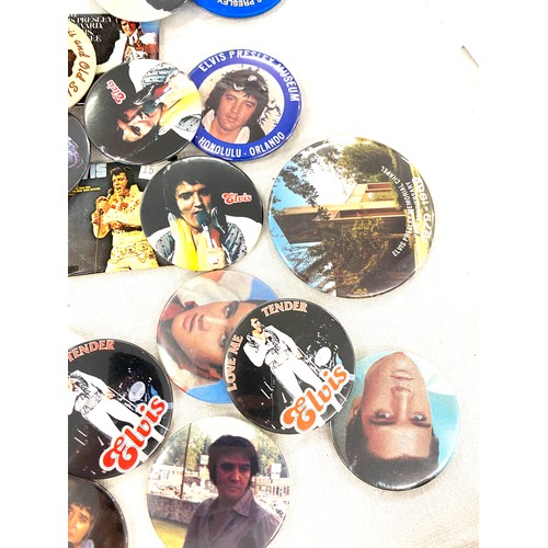 385 - Selection of assorted Elvis badges