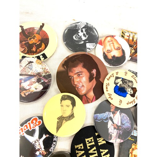 385 - Selection of assorted Elvis badges