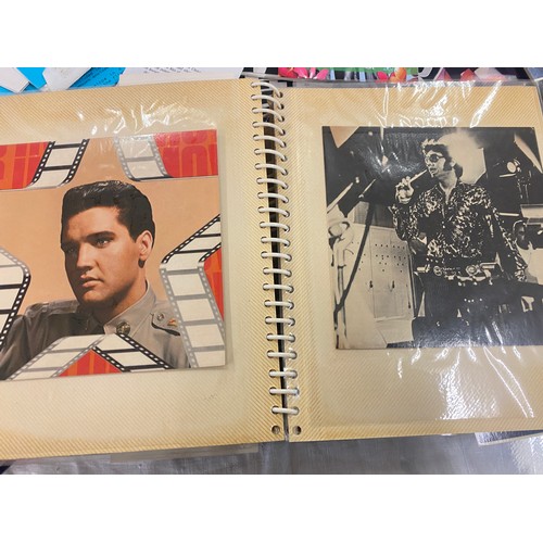 322 - Large selection of Elvis Presley memorabilia to include photographs, postcards, fan club letters and... 