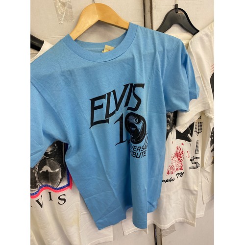 252 - Selection of vintage and later Elvis Presley t shirts, various sizes and designs