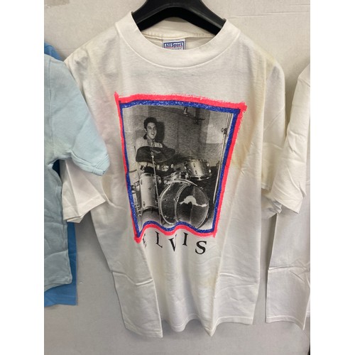 252 - Selection of vintage and later Elvis Presley t shirts, various sizes and designs