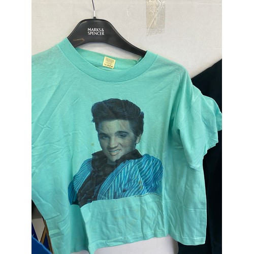 236 - Selection of vintage and later Elvis Presley t shirts, various sizes and designs