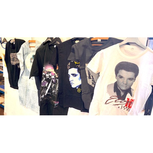 241 - Selection of vintage and later Elvis Presley t shirts, various sizes and designs