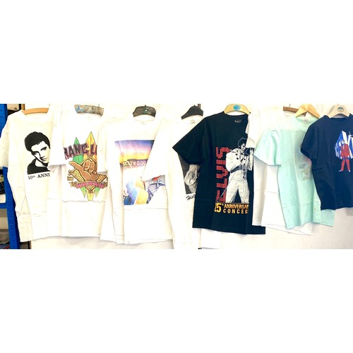 238 - Selection of vintage and later Elvis Presley t shirts, various sizes and designs