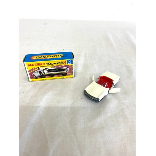 515 - Matchbox Superfast 27 Mercedes 230 SL with original box