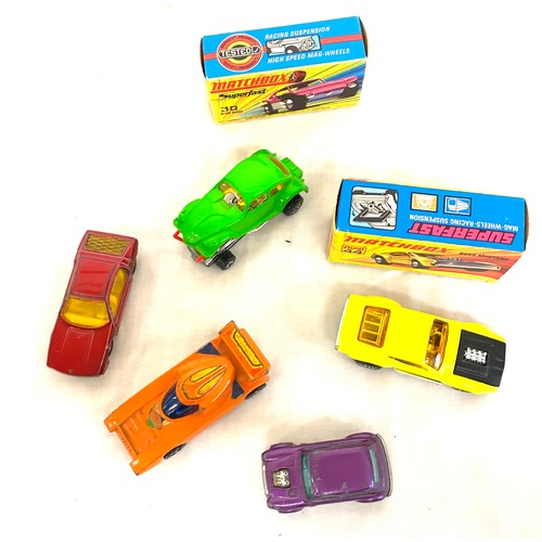 510 - Matchbox superfast Boss Mustang with original box, Matchbox superfast 43 Dragon Wheels no box,  Matc... 