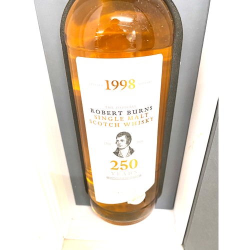 191 - Robert Burns Scotch Whiskey 250th year anniversary edition new and sealed within box