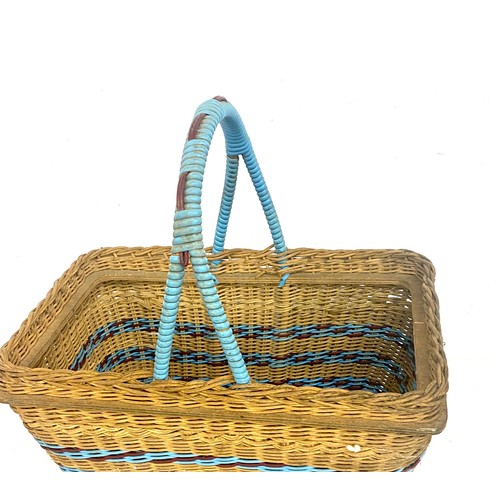 353 - Vintage wicker basket, Scottish hamper wicker basket