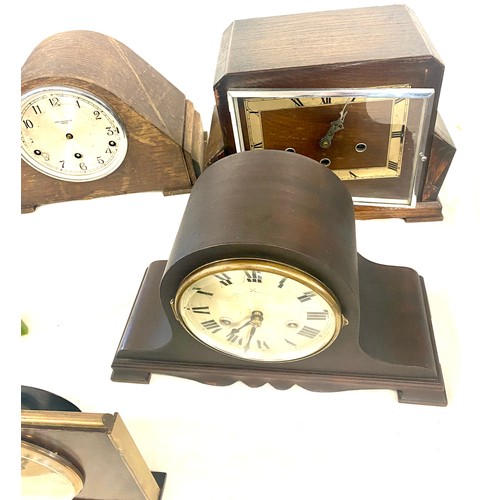 221 - Selection of mantel clocks, a/f