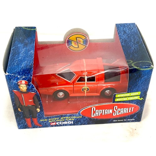 63 - Boxed Corgi Captain Scarlett spectrum saloon car