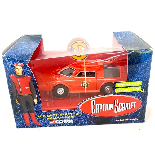 63 - Boxed Corgi Captain Scarlett spectrum saloon car