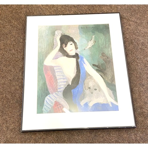 135 - Marie Laurencin lithograph / print, approximate frame measurements: Height 28 inches, Width 23 inche... 