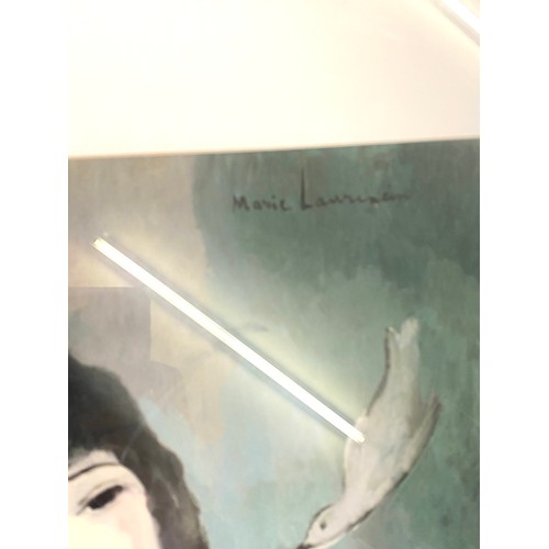135 - Marie Laurencin lithograph / print, approximate frame measurements: Height 28 inches, Width 23 inche... 