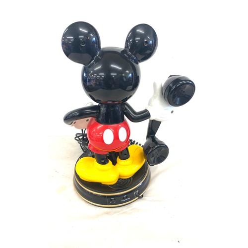 59 - Mickey Mouse telephone by ETL Limited, working order, approximate height: 14 inches