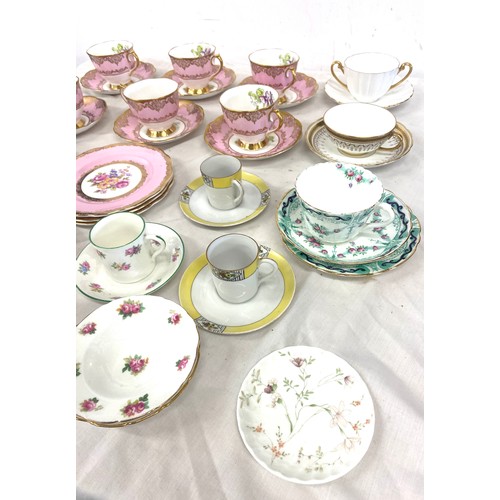 182 - Royal Albert Violet part tea service, selection of cups and saucers